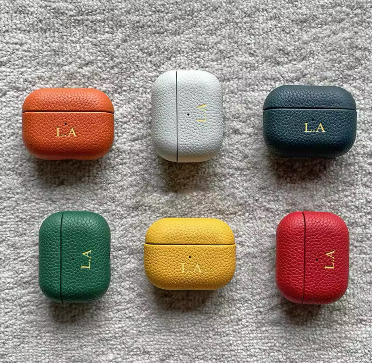 Personalized Leather Case for AirPods