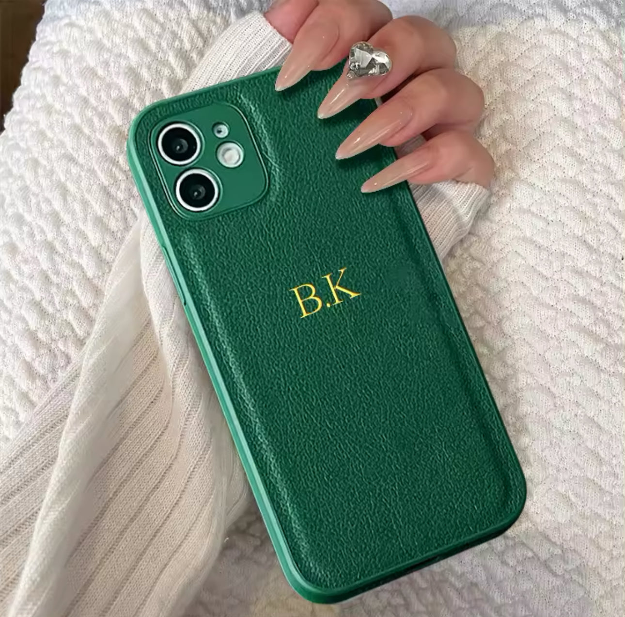 Personalized iPhone Leather Case